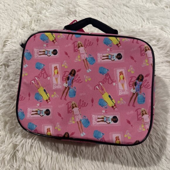 Barbie lunchbox NWT soft shelly zip close insulated girlie pop - Picture 6 of 12